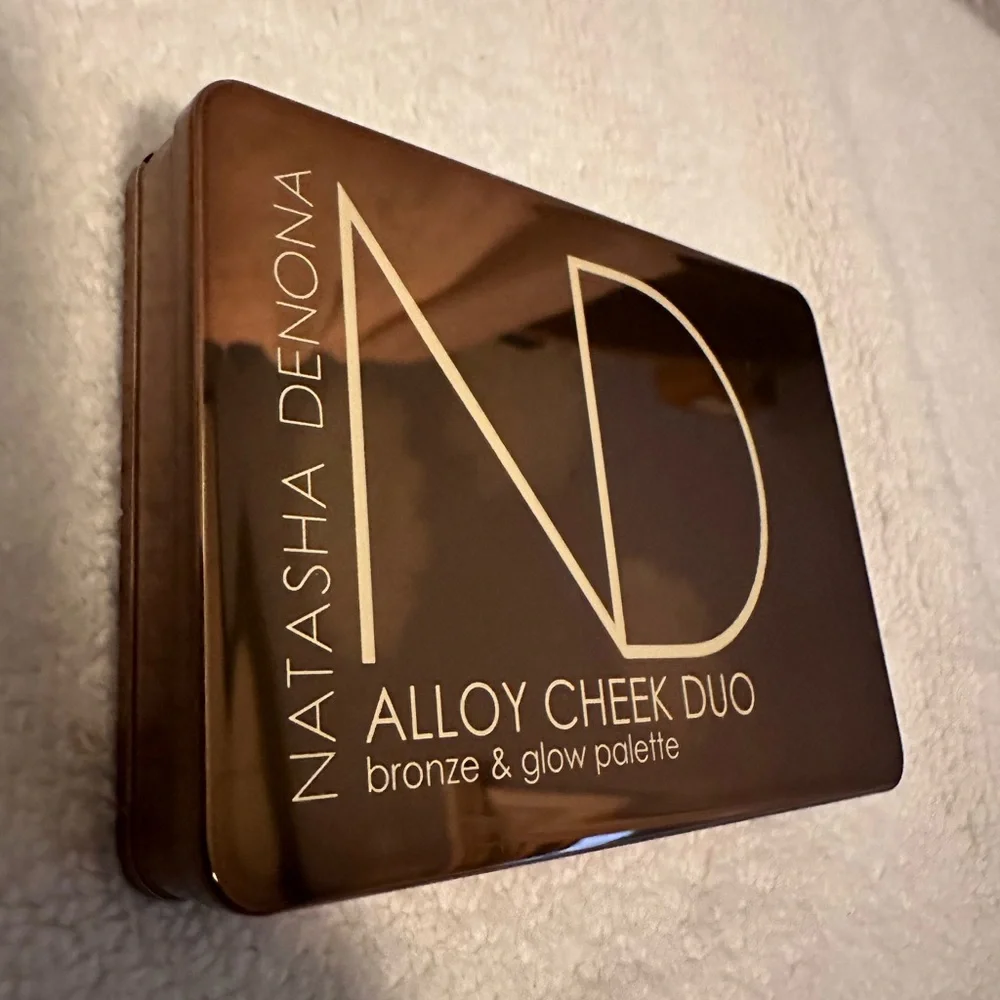 NIB- NATASHA DENONA Alloy Cheek Duo‎ Palette bronze & glow palette